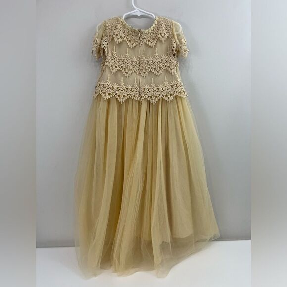 Trish Scully KATRINA DRESS BUTTERSCOTCH Girls 10 - Picture 10 of 11